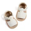 Premiers marcheurs 0423 lioraitiin 018m né bébé bébé filles sandale pu cuir flexible non glisser les chaussures plates d'été 230812