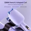Curling Irons 32 mm Oreille de chat 2 barils Roulets d'oeufs Curling Irons Cerramic Hair Curler pour plage waves Curling Hair Coiper Waver Hair Styling Tools 230811