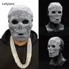 Party Masks Skull Handmade Mask Cosplay Skeleton Halloween Carnival Dj Night Club Hip Hop Street Dance Party Masks Costume Props 230811