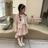 Ensembles de vêtements enfants vêtements motif à carreaux fille vêtements veste jupe fille vêtements Style décontracté enfants vêtements