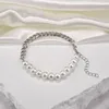 Strand Liebe Engel Fashion Imitation Perle Chain Bracelet Men Handmade Classic In colorée en acier inoxydable pour cadeau de bijoux