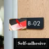 Decorações de jardim sinais de porta de acrílico personalizados placas de portas autoadesivas Números de casa personalizados Placas de endereço Números de placas de porta 20x9cm Sinal 230812