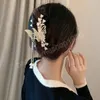 フラワーバタフライタッセルヘアクリップウォームラインストーンパールヘアクローズガールズエレガンスヴィンテージヘッドドレスヘアアクセス