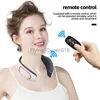 Ckeyin Pulse Neck Massager Heat Alive Relief беспроводная интеллектуальная глубокая ткань массаж массаж плечевой шейный массажер 51 HKD230812