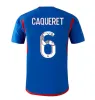 2023 2024 Maillot de Foot Futebol Jerseys Lyonnais CAQUERET TOLISSO JEFFINHO OL AOUAR TAGLIAFICO Fãs Jogador Camisas de Futebol 23 24 TRAORE SARR Homem Lyon Kids Kits