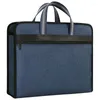 Briefcases Portable Multi-layer Business File Bag Men Folder Zipper Document Product Women Office High-capacity Filling Canvas Briefcase