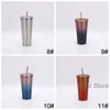 Tumblers من الفولاذ المقاوم للصدأ 750 مل القش الكوب الحراري الفراغ مزدوج الفراغ المعزول الزجاجة الكبار على التوالي كوب القهوة في الهواء الطلق Th1051