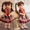 Dolls Face Cute 30cm BJD Doll 18 Mobile Giunto giunto a buning BJD Princess Toys rotondo per capelli lunghi Giochi per ragazze 230811