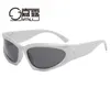 Cycling men and women eye protection steam punk fashion trend personality small frame sunglasses