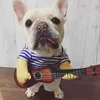 Disfraz de guitarra de mascotas disfraces de perros divertidos guitarrista de halloween navidad de navidad