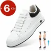 Höjd ökar skor avslappnade lyft sneakers män hissskor höjd ökar innersula 6 cm vita svarta högre skor män modesport plus storlek 37-46 230811