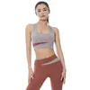 Yoga -Outfit XLWSBCR Doppelfarbe passende Unterwäsche Frauen Sport Fitnessrunning BH Fitness Schockdicht verhindern