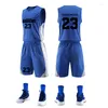 Traccetti da uomo 2023 Summer Men Basket Basketball Set di sport Allenamento Sports Essiccamento Veloce Team College Team Uniforms extra