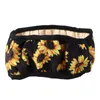 Capas de volante Tampa de carro Auto Non Sunflower Floral Strepchy Styling