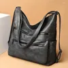 أكياس مسائية Big Bag Women 2023 Soft Leather Extra Counter Counte اثنين