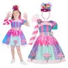 Girl's jurken Princess Girl Candy Dress Costume Kinderen Verjaardagsfeestje Cosplay Kostuum Jaar Unicorn Tutu Jurk Kerstmis Purim Kleding 230812