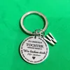 Keychains Keyring Kids Gift Keys Holder ZU UNSEREM SOHN/TOCHTER Creative To Our SON/DAUGHTER Stainless Steel 26 Initials DIY German