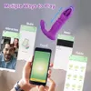 Vibrateurs Bluetooth App Controlled Vibrator Female Wireless Thrusting Dildo G Spot Stimulator Clitoris Wear Toys for Women Panties 230811