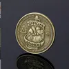 Arts and Crafts Europejskie i amerykańskie retro Wędrujące monetę pamiątkową kolekcję Medal Compossed Copper and Srebrne Monety Pamiątkowe