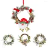 Декоративные цветы Гарленда Рождественский венок Красивый Элс искусственный реквизит