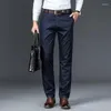 Abiti da uomo Case per la moda primaverile Autumn Business Casual Pants Cash Long Pants Canceli maschi elastici dritti formali più grandi più grandi dimensioni 40