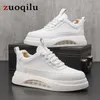 Scarpe eleganti sneaker ad aria sneaker uomini piattaforma traspirante Vulcanizza scarpe maschi shock non slip sport scarpe bianche casual scarpe 230811