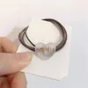 Luxe, kleurrijke, minimalistische en zorgzame transparante Miu -acrylhaarringen, hoofdbanden met hoge elasticiteit, haaraccessoires, haartouwen en rubberen banden