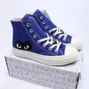 Starsds Shoe All CDG Canvas Play Love with Eyes Hearts 1970-е годы Большие глаза Бежевый Черный Классические повседневные кроссовки для скейтборда Designer s2