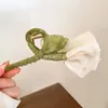 Neue Tulpe Haarklaue Blume Tulle Clip Kopfschmuck Vintage Ponytail Klaue Clip süßes Haar Klauen Mädchen Haarschmuck Haarnadel Geschenk Geschenk