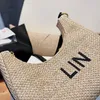 Sacs de plage de luxe de mode pour femmes, sac à bandoulière personnalité paille atmosphère minimaliste haute qualité bonne Texture sac pour femmes