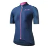 Kurtki wyścigowe Sanant Women Cycling Jersey Pro Fit Road Mtb rower rowerowe krótkie rękawy odzież odzież