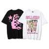 Hellstar 2023 marca de moda high street camiseta de manga curta Hellstar Shirt Paradise Girls Tee Laurins Street Style Hip-hop Designer Camiseta Y2k Top YNGH AI2X