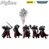 Figure militari Joytoy 1/18 Azione Figura 40K Black Templar Grey Knight Mech e figure Digital Anime Model 230811