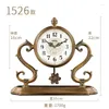 Настольные часы домашние спальни офис настольный настольный столик антикварные нордические часы гостиная horloge de