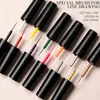 Painted Gel Polish Nail Art Gel Liner Set-12 Colors Red Yellow Green Glitter Slivery Golden Blue French Line Pulling Gel Drawing, Nails Built Thin Line Nail Art Brush