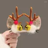 Hair Accessories Christmas Hairpin Headwear Deer Horn Decoration Elk