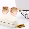 Goggle Sun Glasses Designer Golden Silver Letters Full Frame Sun Ompelatore da sole Women Fashion Polarizzante Adumbrale Casual Trendy Miscelati di colore degli occhiali a colori misti.