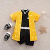 Rompers Cosplay Anime Baby Summer Clothes Boy Costume 0 till 18 månader född född Rompers Jumpsuit för barn Onesie Spädbarn Bodysuits 230812