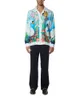 Casablanca Designer Style Shirt Rose Swan Lake Losse passende heren en dames veelzijdige lange mouwen Casablanc