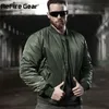 Jaquetas masculinas MA1 Exército Air Força Aérea Pilot Jacket Military Airborne Flight Tactical Bomber Jacket Men Winter Motorcicleta Quente Down Down 230811