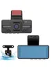 CAR DVR VEDIO RECORDER 3.16-tums skärm 1080p fram- och bakre dubbla inspelningar CAR DVR Night Vision Camcorder TS06