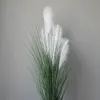 Faux Floral Greenery 102см искусственная скандинавская 5 -х голова зашифрованная крупная травяная трава для горшки для горшки для собаки
