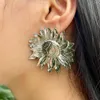 Серьги с серьгами dvacaman в форме металла для женщин для женщин мода