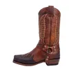 BOOTS Mens Crosscountry Bordado grosso de salto no meio do midtube Europeu e American Style Cowboy Western 230812