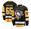 65 Erik Karlsson 87 Sidney Crosby Penguin Jersey Evgeni Malkin Drew O'Connor Rakell Rakell Kris Letang Jeff Carter Reilly Smith Bryan Rust Tristan Jarry Ryan Shea