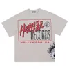 Hellstar Pant Hoodies Designer Skjortor Män Lose Hoodie Tees High Street T Shirt Rapper Wash Grey Heavy Craft Unisex Short Sleeve Women 78