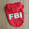 ファッションドッグパーカーFBIパターンパーソナライズされたスフィンクス猫服かわいい小さな犬スウェットシャツ冬の面白いヨークシャーテリア服HKD230812