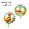 Decoration Construction Foil Balloon Excavator Firetruck Tractor Balloons Boys Gifts Birthday DIY Decorations Kids Toys