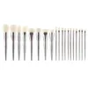 Outils de maquillage 19pcs ensembles de haute qualité des pinceaux fonctionnels entièrement entièrement en poudre à fard à paupières Highlight Fayshadow Maquillage Silver Coat 230812