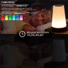 13 Färgbyte Nattljus RGB Fjärrkontroll Touch Dimble Lamp Portable Table Bedside Lamps USB uppladdningsbar nattlampa HKD230812